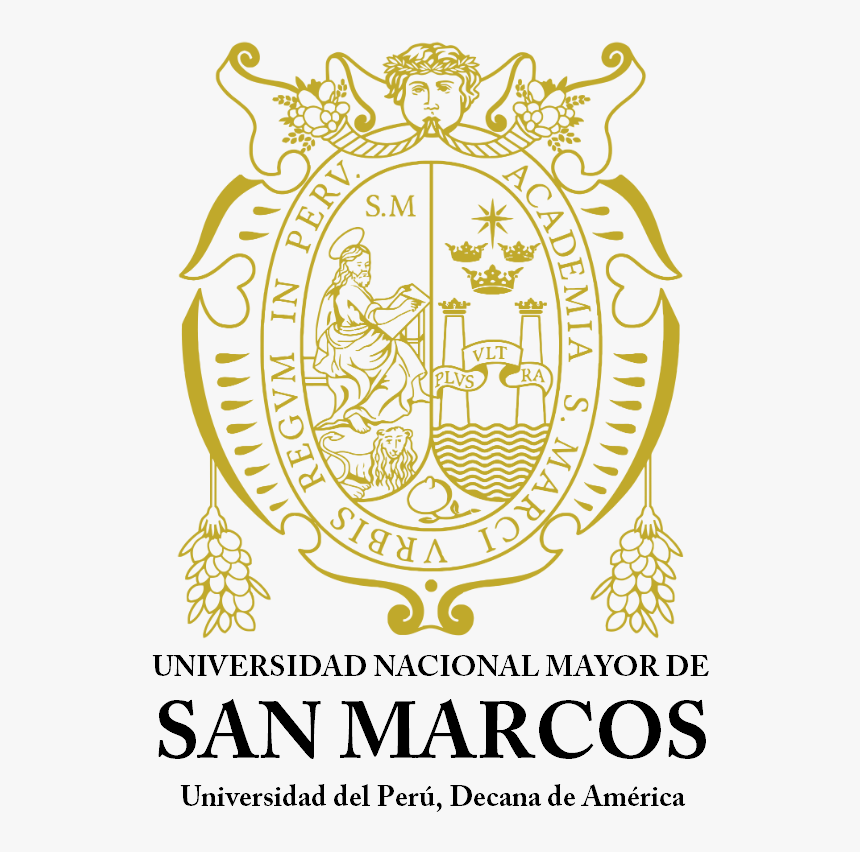 Unmsm Escudo Xvi-xxi Transparente Nombre Vertical, HD Png Download