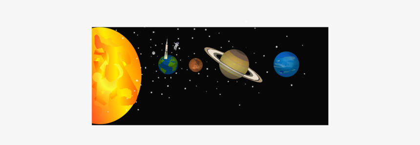 Computer Wallpaper,yellow,space - Solar System, HD Png Download