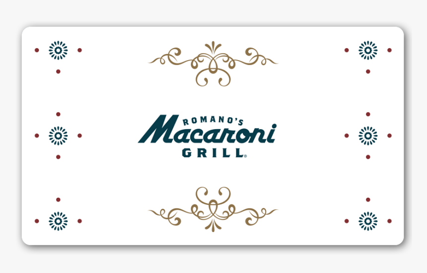 Gift Card Example - Romano's Macaroni Grill, HD Png Download