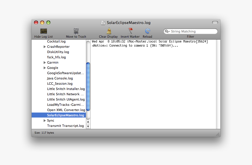Console Application Log - Apple Diagnostic Process, HD Png Download