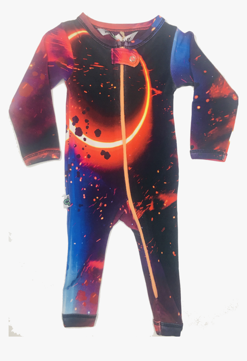 Solar Eclipse Baby Full Zip Romper - One-piece Garment, HD Png Download