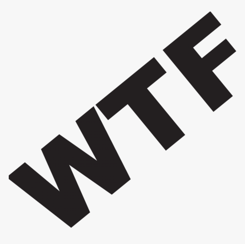 Wtf Sticker , Png Download - Wtf Png, Transparent Png
