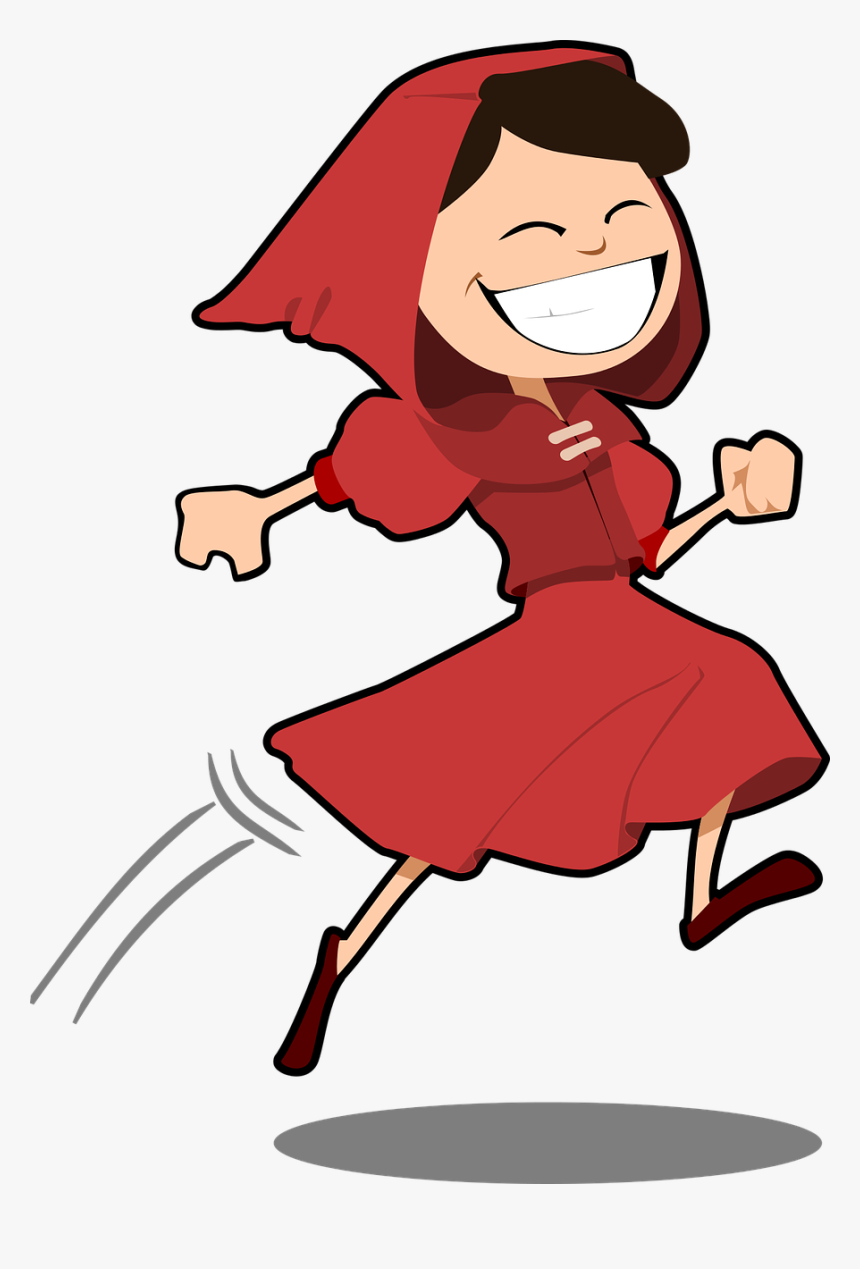 Little Red Riding Hood Cartoon Transparent, HD Png Download