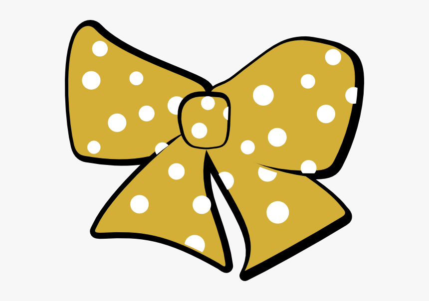 Cheer Bow Clipart Gold Cheer Bow Clip Art At Clker - Minnie Mouse Logo Png, Transparent Png