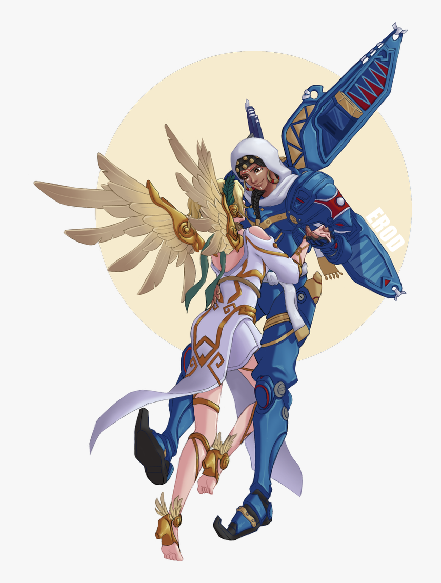 Pharah Mercy, HD Png Download
