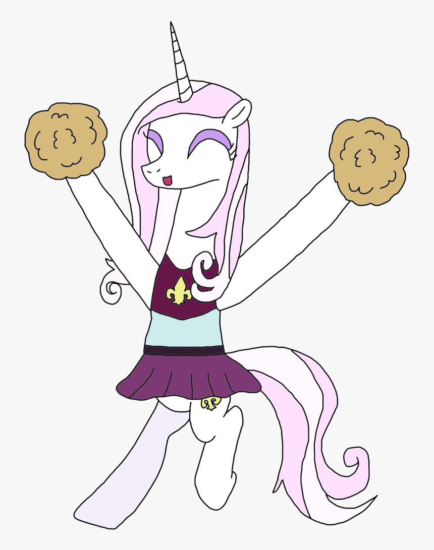 Transparent Cheerleader Clipart Png - Cheerleader Unicorn, Png Download