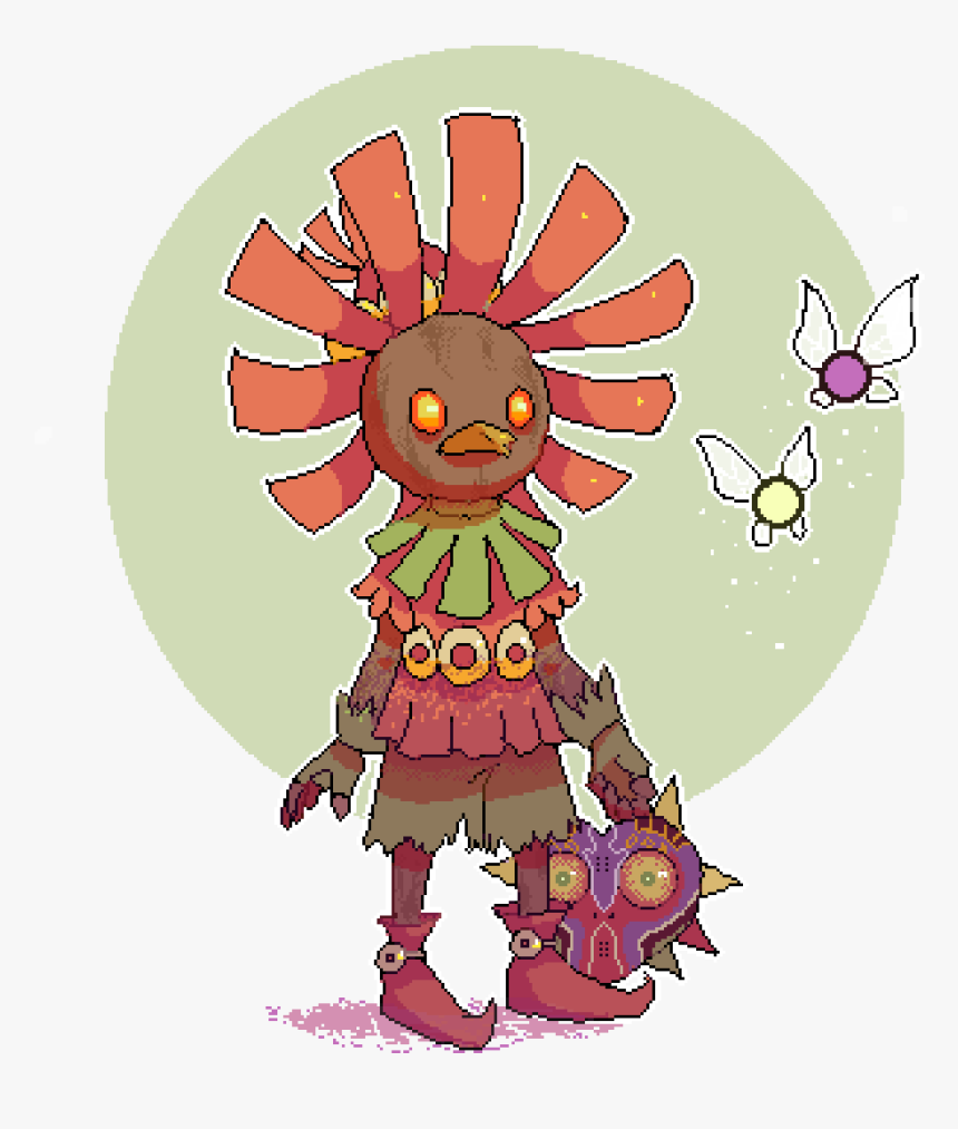 Majora's Mask Skull Kid Drawing, HD Png Download