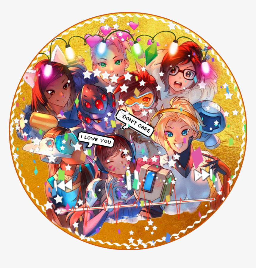 #overwatch #mercy #tracer #bastion #pharah #mei #symmetra - Cartoon, HD Png Download