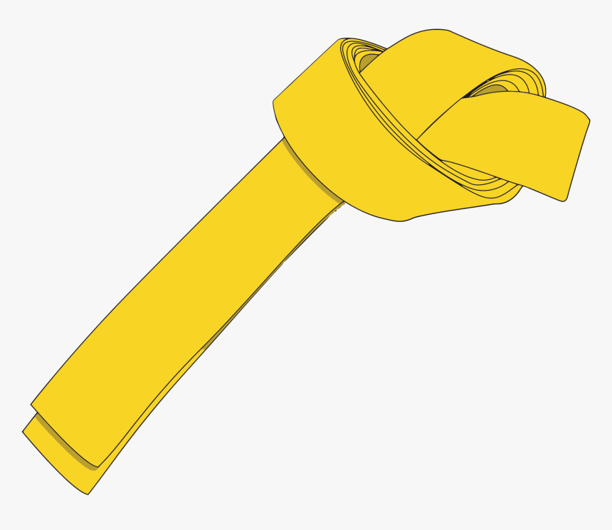 Taekwondo Belts Yellow, HD Png Download