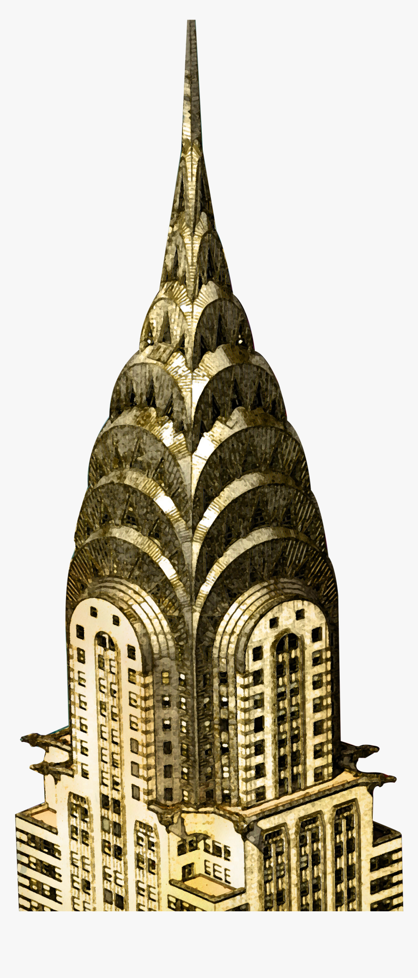 Clip Art Empire State Building Clip Art - Architecture Empire State Build, HD Png Download