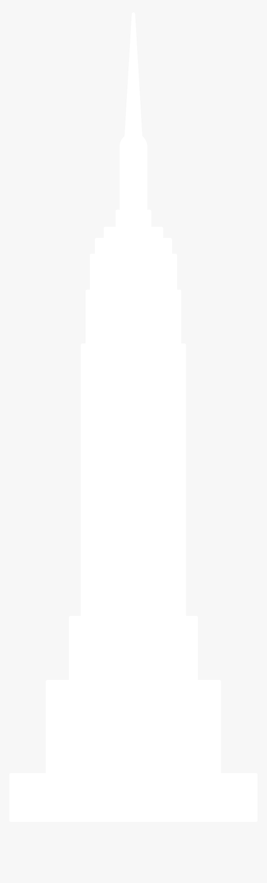 Empire State Building Silhouette By Paperlightbox - Empire State Building Silhouette Vector, HD Png Download