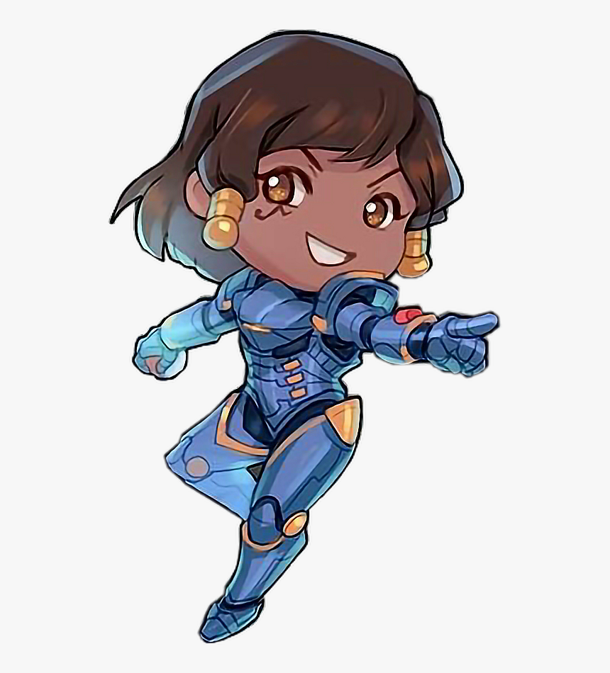 #pharah #overwatchpharah Cute #cuteoverwatch #freetoedit - Cartoon, HD Png Download