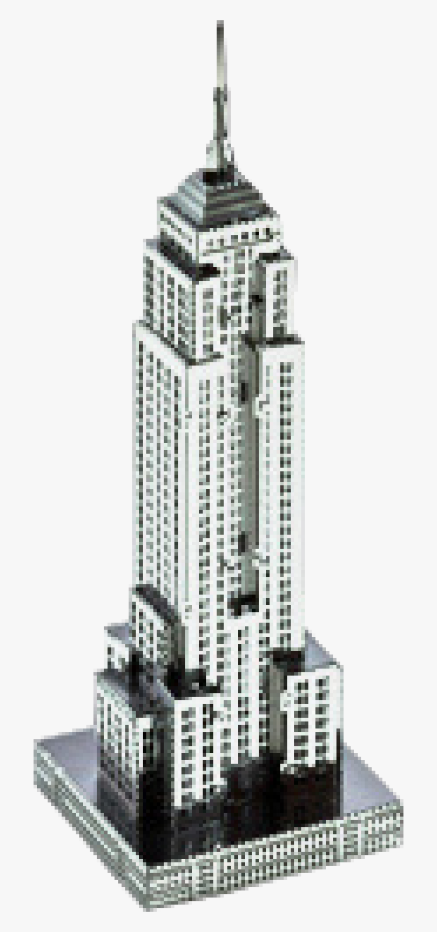 Image Of Laser Cut Empire State Building - Empire State Building 3d Art, HD Png Download
