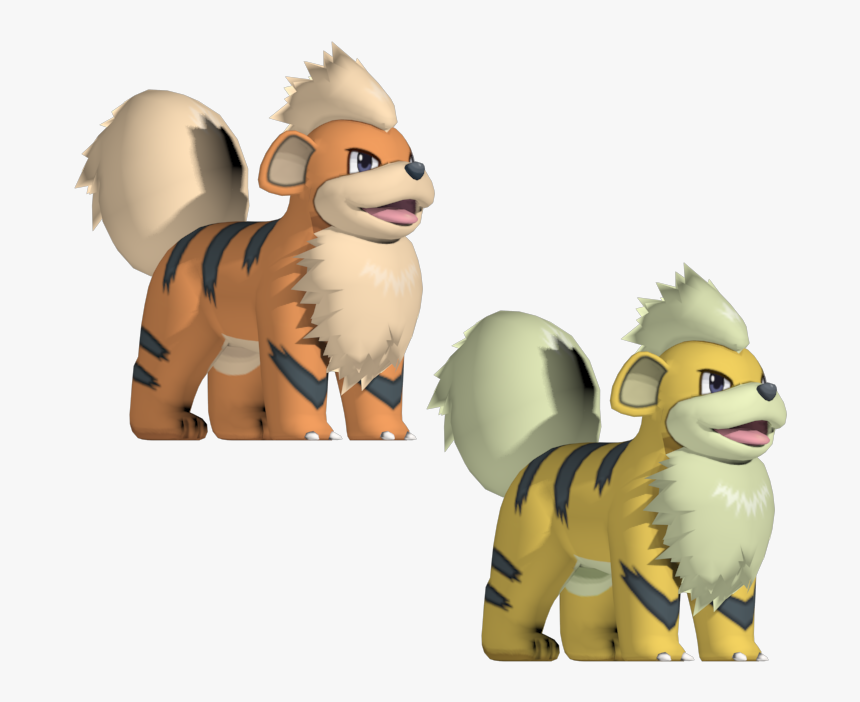 Download Zip Archive - Growlithe 3d Model, HD Png Download