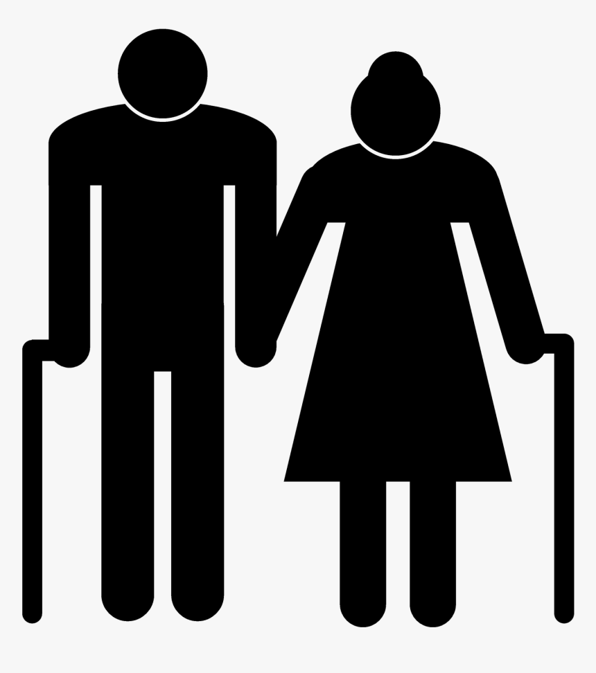 Grandma Silhouette At Getdrawings Com Free For - Age Clipart, HD Png Download