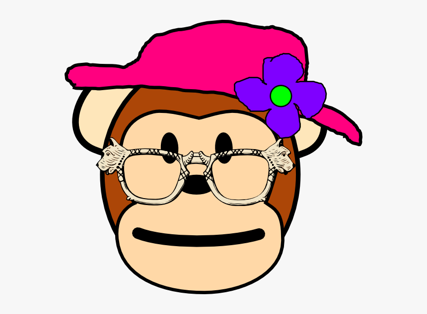 Grandma Monkey Clipart, HD Png Download