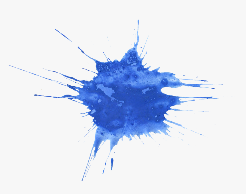 20 Blue Watercolor Splatter Png Transparent Onlygfxcom - Visual Arts, Png Download