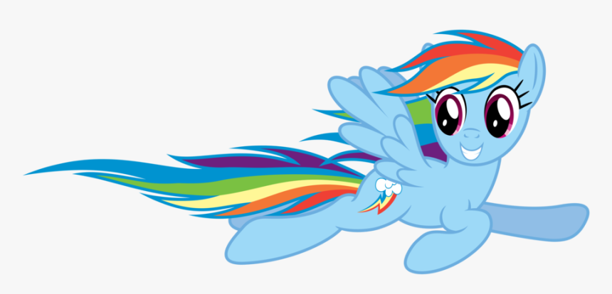 Download Rainbow Dash Flying Png File - My Little Pony Flying, Transparent Png