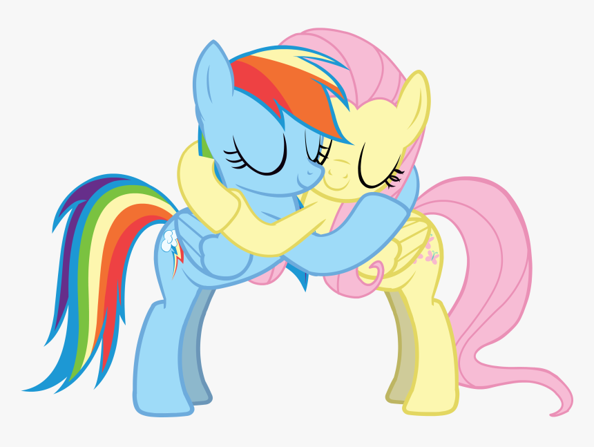 Drawing Ponies Rainbow Dash - Rainbow Dash I Fluttershy, HD Png Download