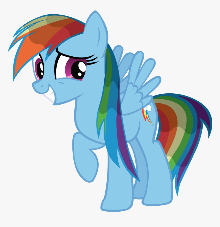 Rainbow Dash My Little Pony - My Little Pony Rainbow Dash Wet, HD Png Download