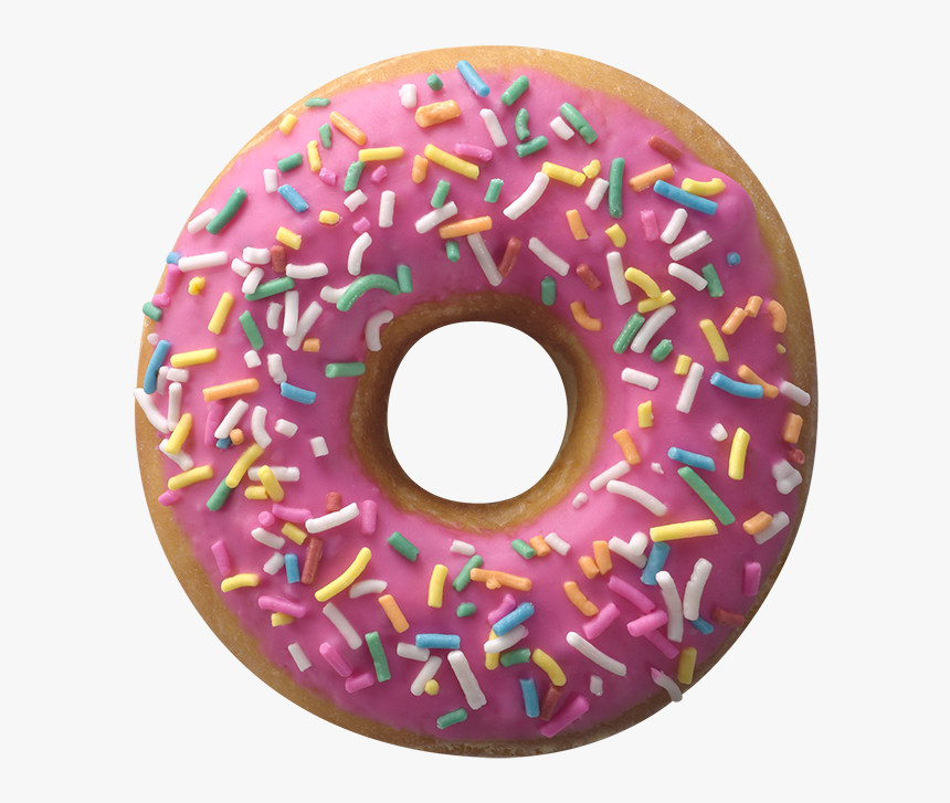Donut Png Transparent - Dunkin Donut Strawberry Frosted, Png Download