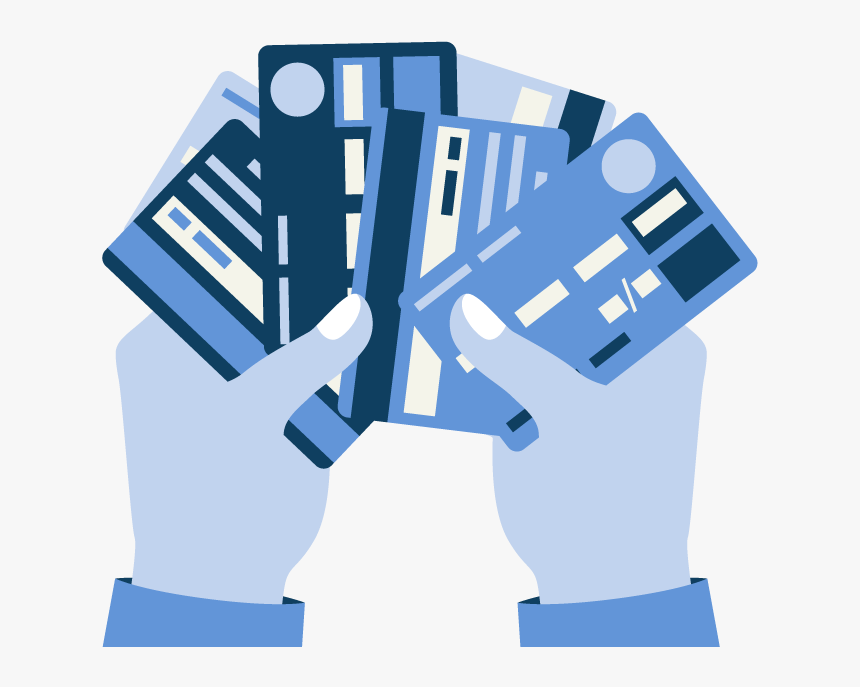 Understanding Balance Transfers On Credit Cards Vector - Credit Cards Clipart Transparent, HD Png Download