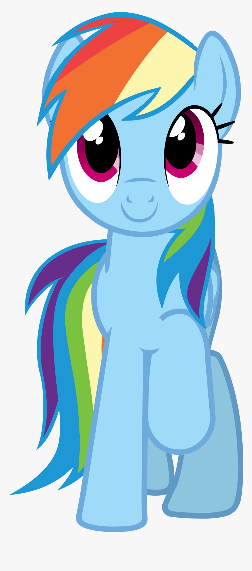 Rainbow Dash Vector - Friendship Is Magic Rainbow Dash, HD Png Download