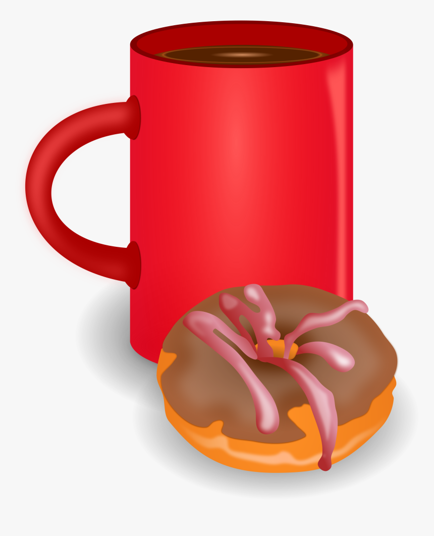 Coffee And Doughnut Clip Arts - Animated Donuts And Coffee, HD Png Download