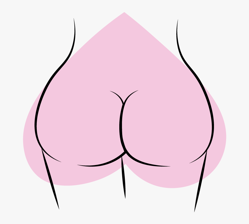 Pear Shaped Butt - Pear Butt, HD Png Download