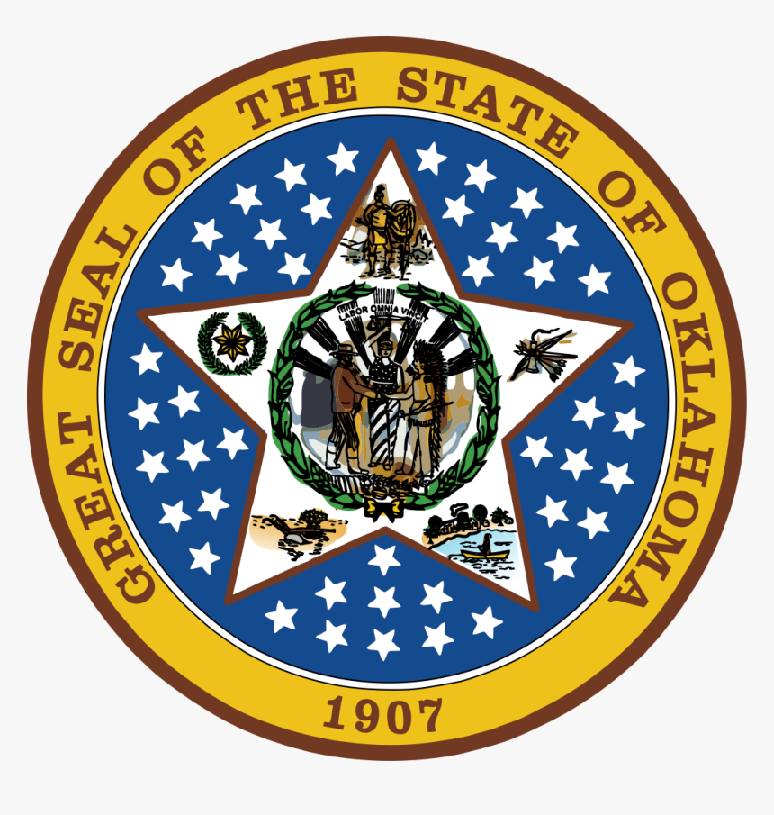 State Seal For Oklahoma, HD Png Download