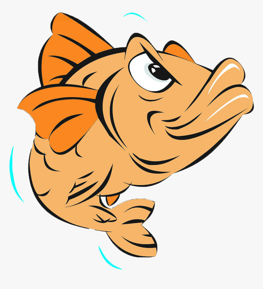 Free Fish Cartoon Clip Transparent Stock - Fish Png Cartoon, Png Download