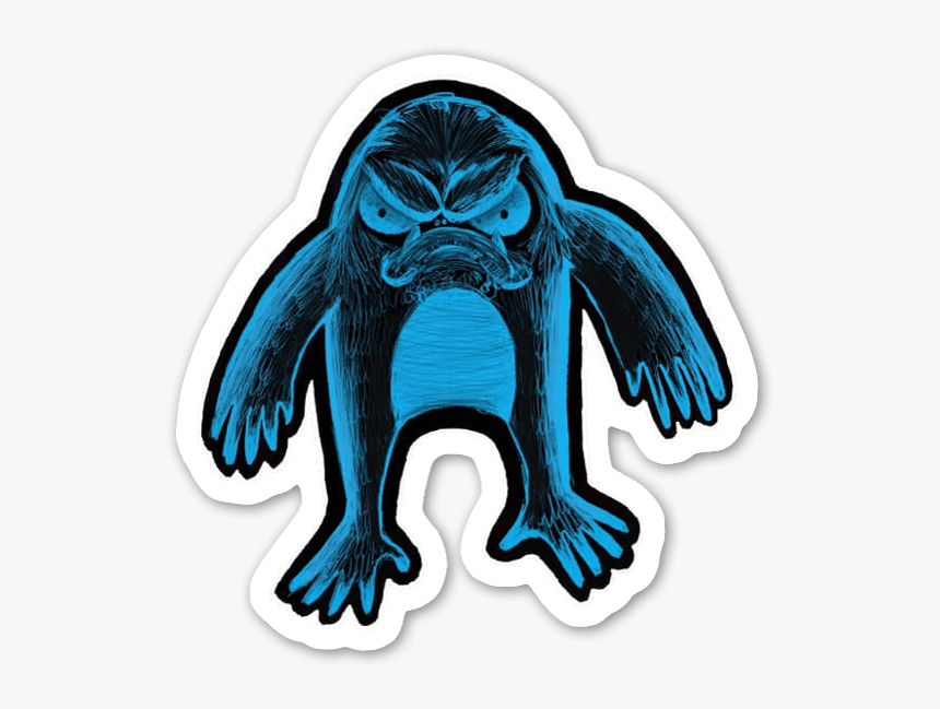 Grumpy Butt Sticker - Illustration, HD Png Download