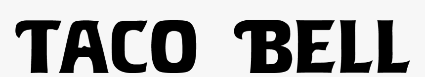 Taco Bell - Taco Bell Old Font, HD Png Download
