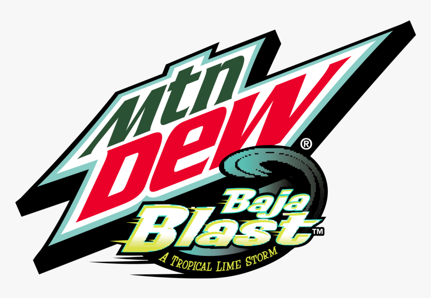 Mountain Dew Baja Blast Logo Hd Png Download Transparent Png Image Pngitem