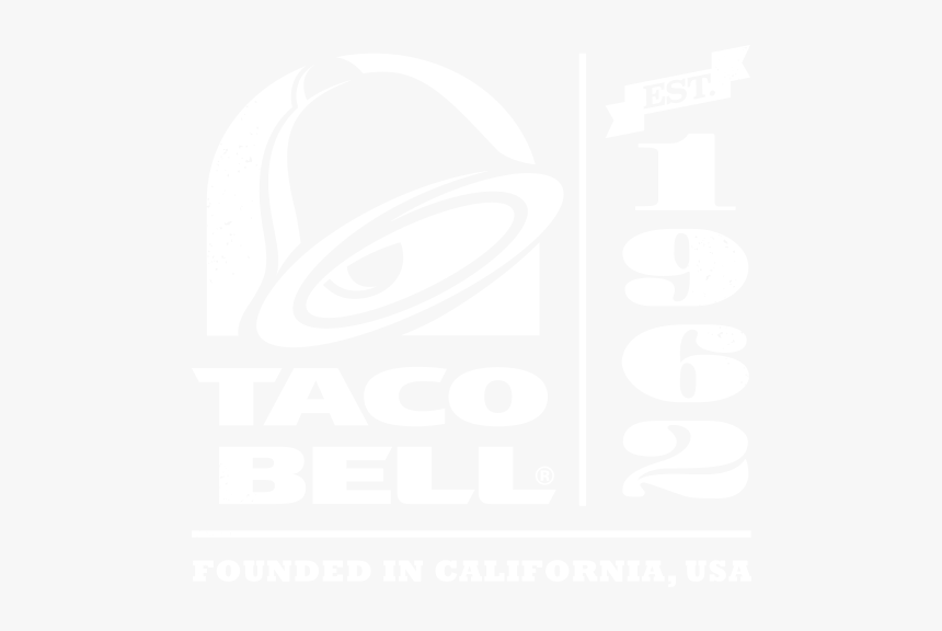 Taco Bell - Taco Bell Logo Black Background, HD Png Download
