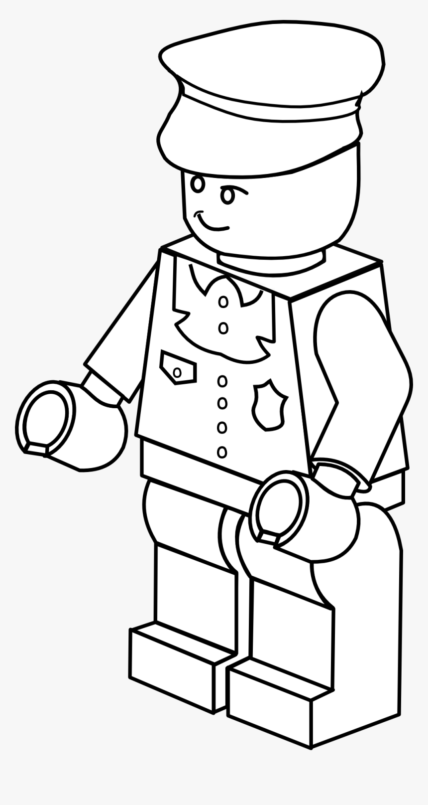 Transparent Robber Png - Lego Construction Worker Clipart, Png Download