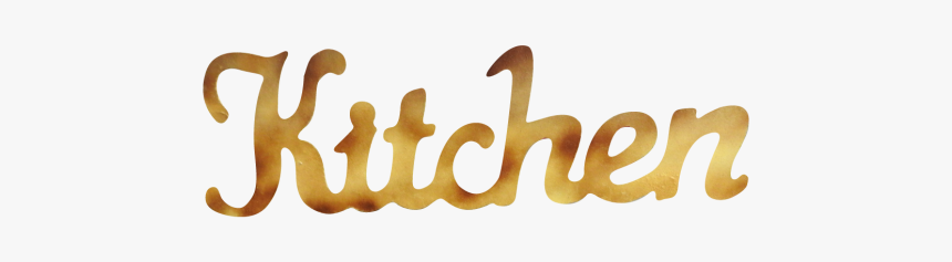 Kitchen Word Design, HD Png Download