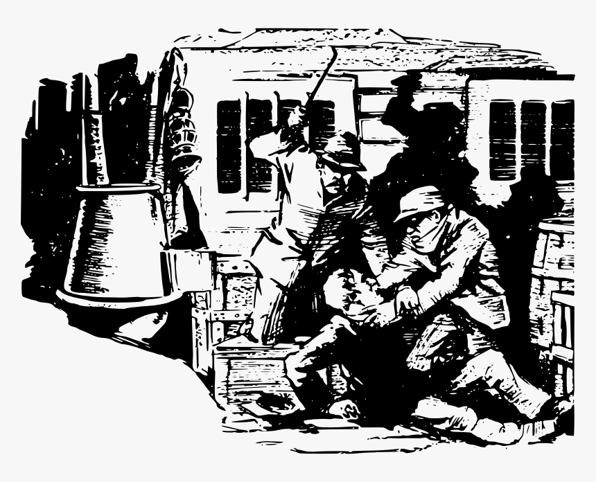 Murder Of A Man - Murder Clipart Black And White, HD Png Download