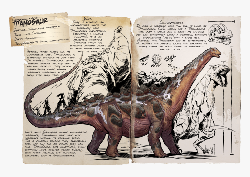 Ark Survival Evolved Titanosaur, HD Png Download