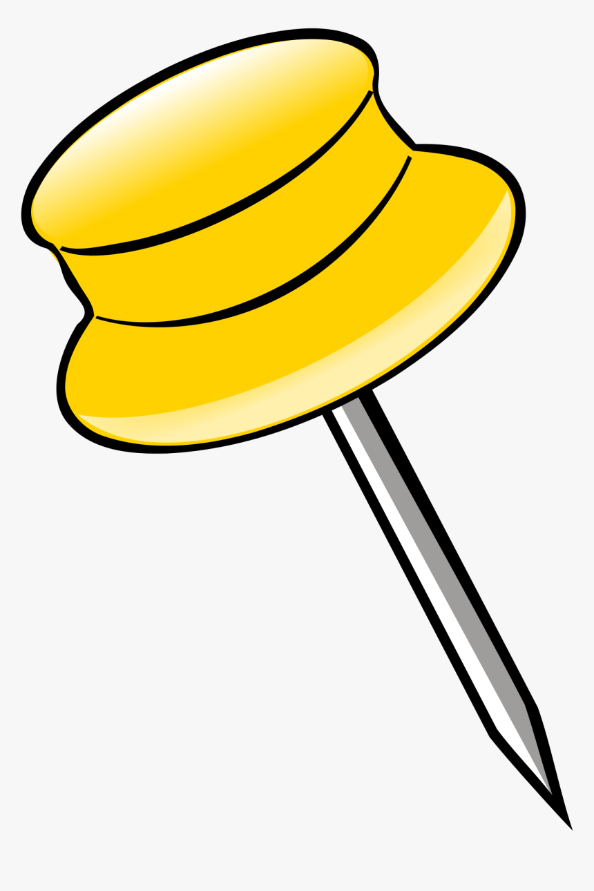 Transparent Push Clipart - Pin Clipart, HD Png Download