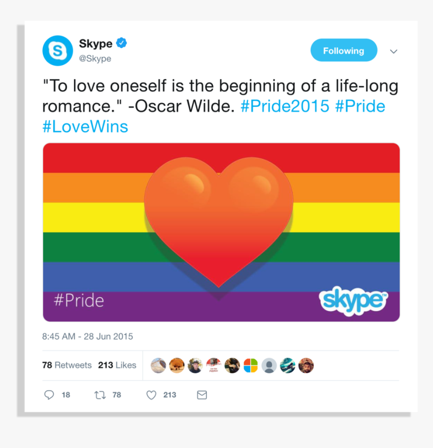 Skype Pride - Heart, HD Png Download