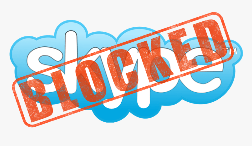 Transparent Skype Icon Png - Blocked Stamp, Png Download