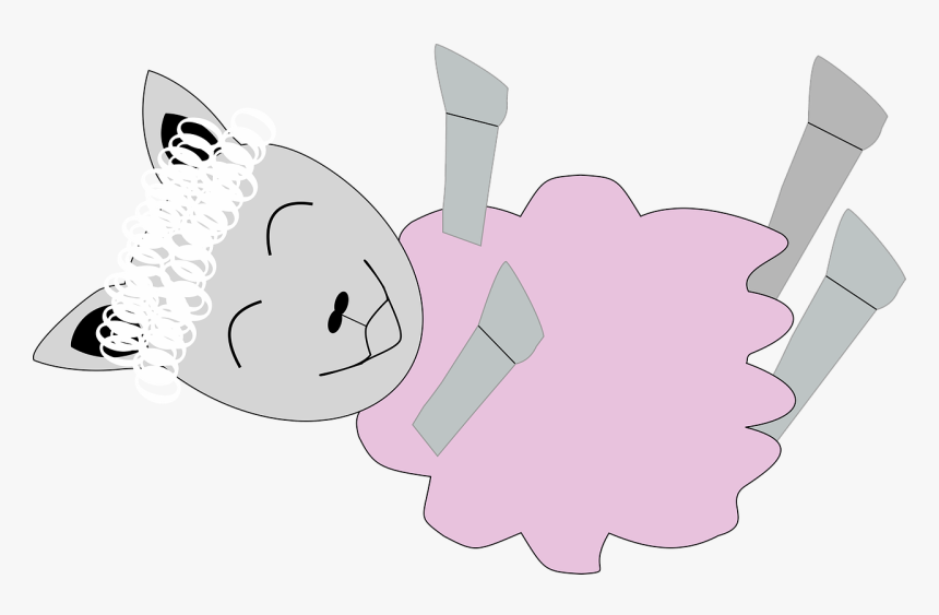 Sheep, Lamb, Emoji, Smile, Happy, Laugh, Excited, Party - Cartoon, HD Png Download
