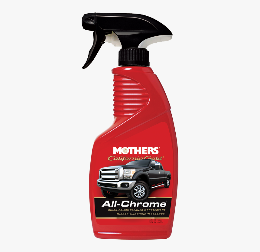 California Gold All Chrome Quick-polish Cleaner - Mothers All Chrome Spray, HD Png Download