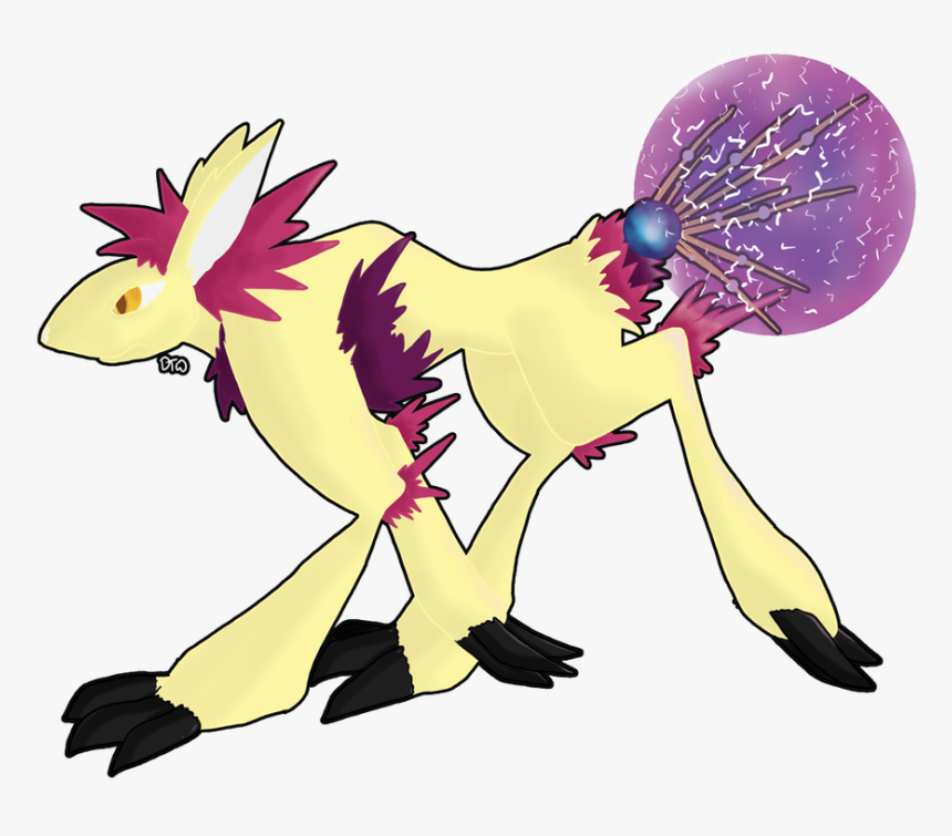 Zoroark X Jolteon - Cartoon, HD Png Download