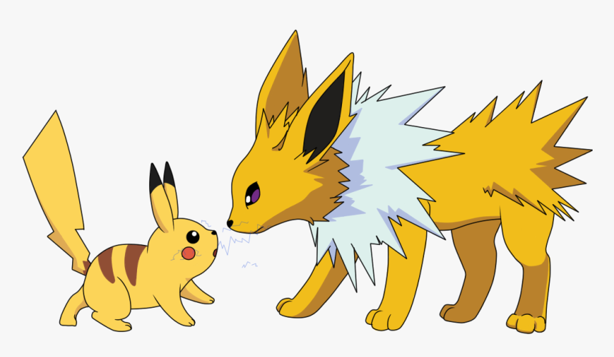 Jolteon And Pikachu Pokemon, HD Png Download
