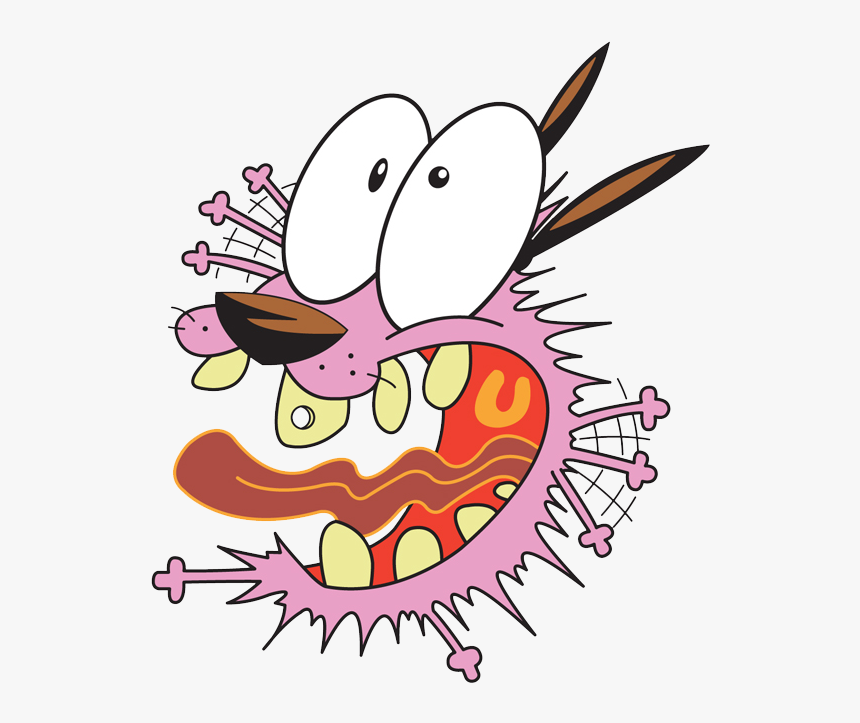 Courage The Cowardly Dog - Courage The Cowardly Dog Scared Png, Transparent Png