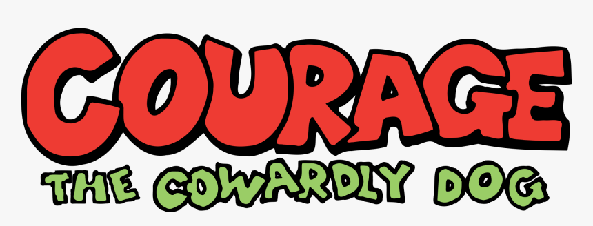 Courage The Cowardly Dog Lettering, HD Png Download