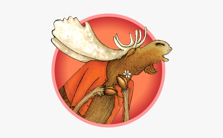 Moose - If You Give A Moose A Muffin Character, HD Png Download