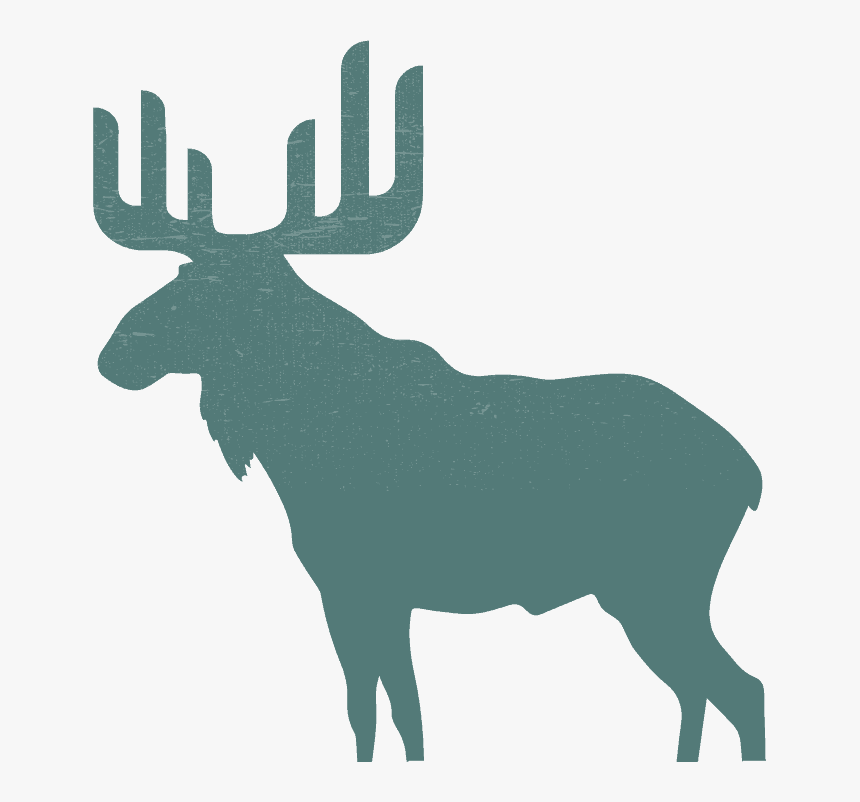 Moose Engineers Building Mep, Commissioning, It/security - Clip Art Silhouette Transparent Background Moose Transparent, HD Png Download